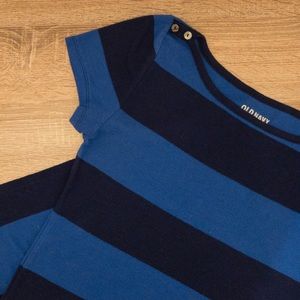 Old Navy Boat Neck Striped Tee